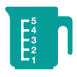 Measuring cup icon