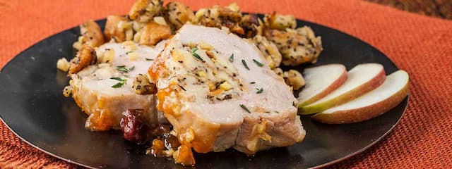 Roast Pork Loin With Stuffing