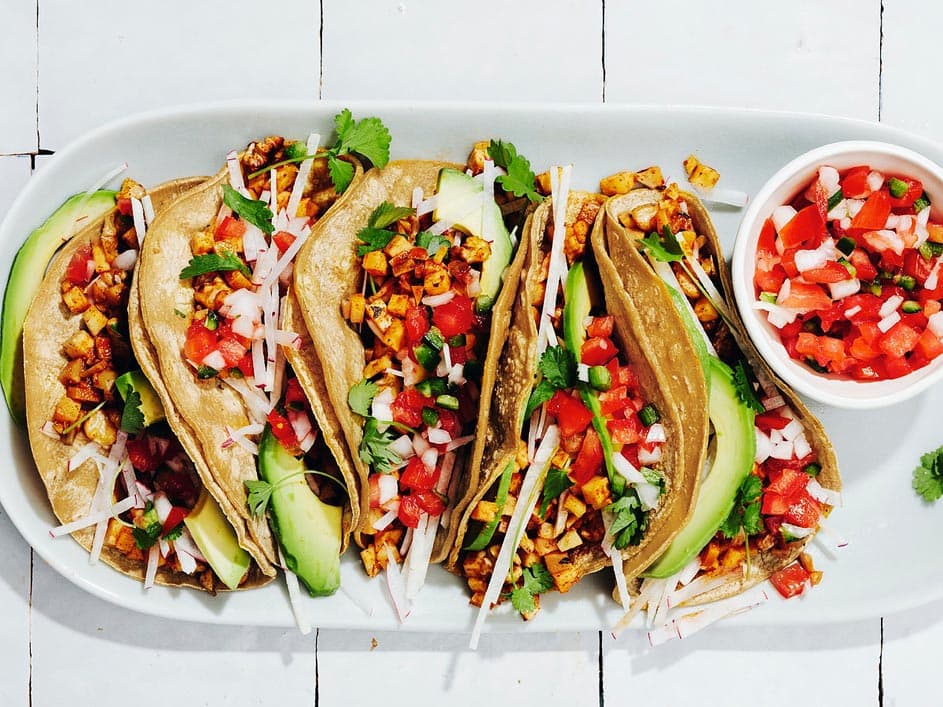 Celeriac & Walnut Tacos